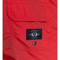 Best Pirce ⌛ Coast Clothing Co Basic Board Shorts In Red ⌛ -KSCY Shop unnamed file 1008