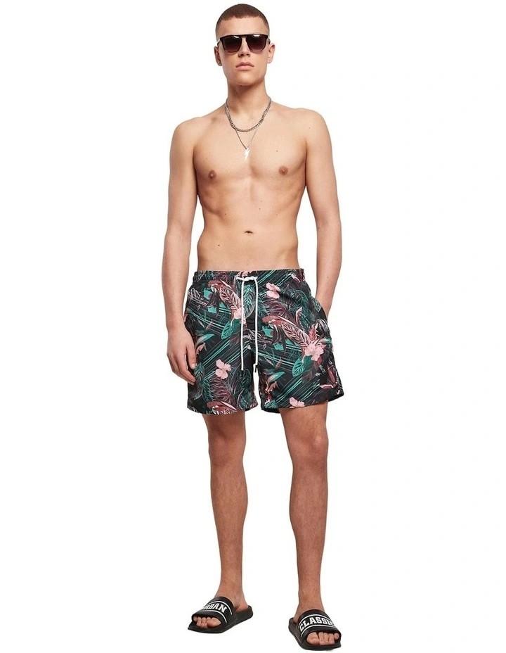 New ๐ Urban Classics Floral Pattern Swim Shorts In Multi โ 1 New ๐ Urban Classics Floral Pattern Swim Shorts In Multi โ
