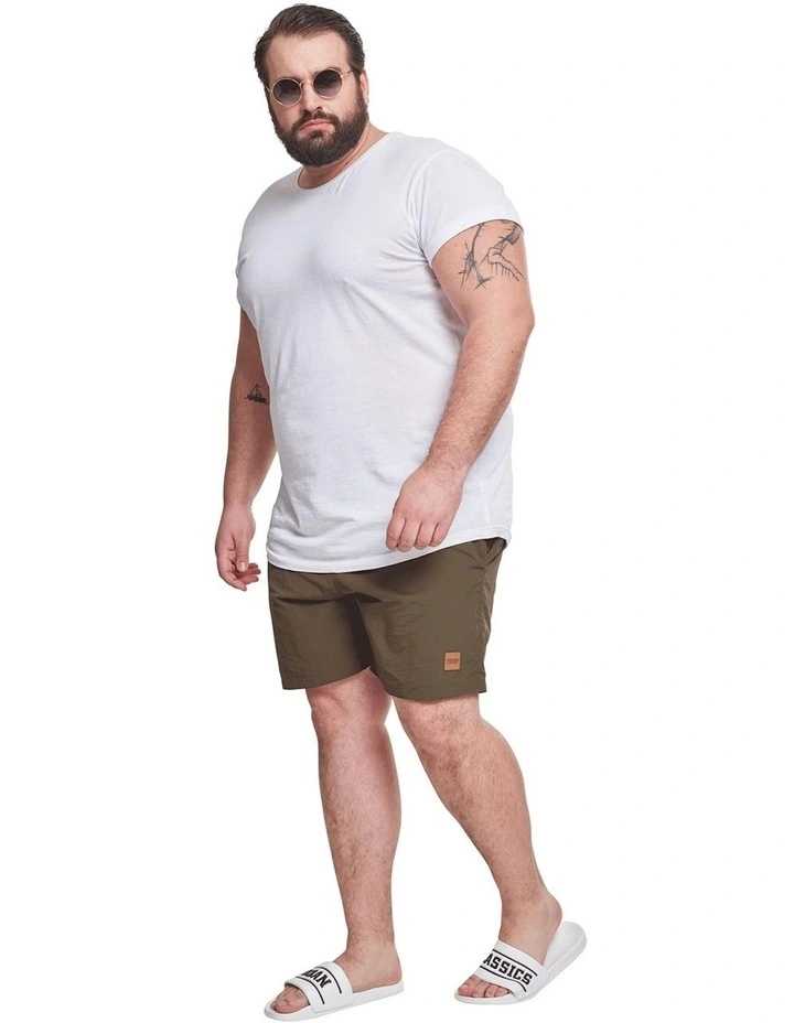 Coupon 😉 Urban Classics Block Swim Shorts In Olive ✔️ 3 Coupon 😉 Urban Classics Block Swim Shorts In Olive ✔️ - Image 3