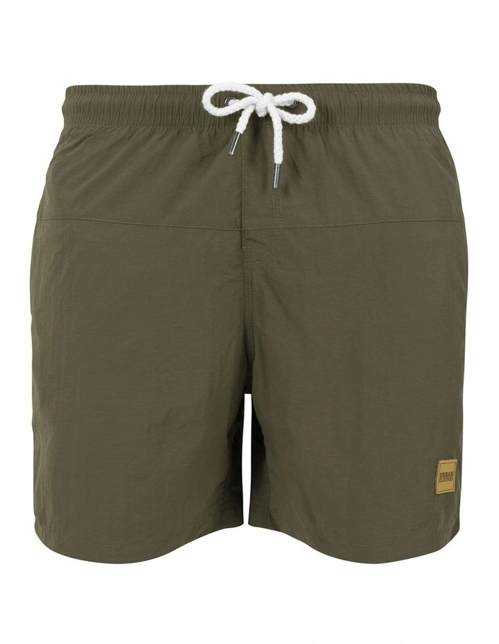 Coupon 😉 Urban Classics Block Swim Shorts In Olive ✔️ 5 Coupon 😉 Urban Classics Block Swim Shorts In Olive ✔️ - Image 5