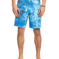 Best Sale 🥰 Quiksilver Ocean Scallop 18" Boardshorts In Ocean ❤️