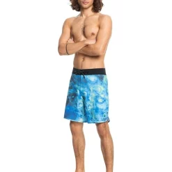 Best Sale 🥰 Quiksilver Ocean Scallop 18" Boardshorts In Ocean ❤️ -KSCY Shop unnamed file 1068