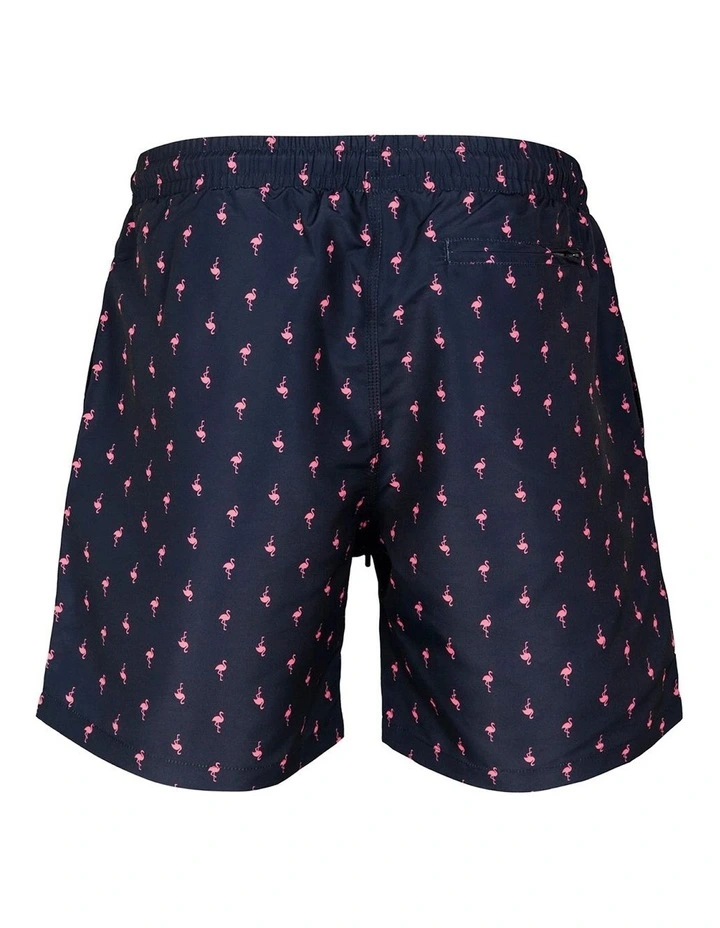 Wholesale ๐ Urban Classics Flamingo Pattern Swim Shorts In Navy โ๏ธ 6 Wholesale ๐ Urban Classics Flamingo Pattern Swim Shorts In Navy โ๏ธ - Image 6