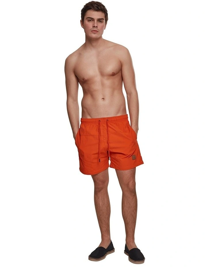 Wholesale ⭐ Urban Classics Block Swim Shorts In Rust Orange ✨ 2 Wholesale ⭐ Urban Classics Block Swim Shorts In Rust Orange ✨ - Image 2