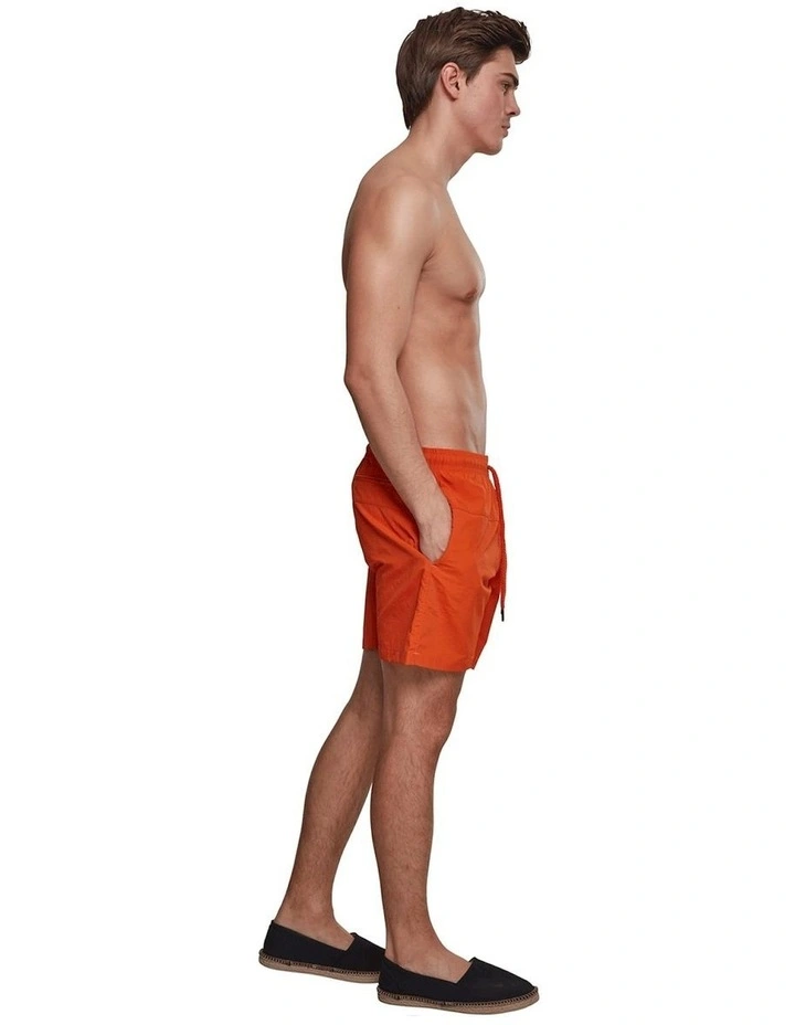 Wholesale ⭐ Urban Classics Block Swim Shorts In Rust Orange ✨ 3 Wholesale ⭐ Urban Classics Block Swim Shorts In Rust Orange ✨ - Image 3