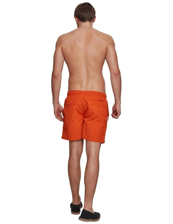 Wholesale ⭐ Urban Classics Block Swim Shorts In Rust Orange ✨ 4 Wholesale ⭐ Urban Classics Block Swim Shorts In Rust Orange ✨ - Image 4