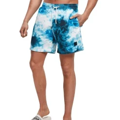 Buy 🤩 Urban Classics Pattern Swim Shorts In Blue 🎉