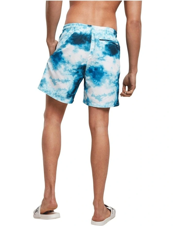 Buy π€© Urban Classics Pattern Swim Shorts In Blue π 2 Buy π€© Urban Classics Pattern Swim Shorts In Blue π - Image 2