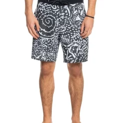 Hot Sale 🔥 Quiksilver Hemp Stretch 69 18" Boardshorts In Black 🛒