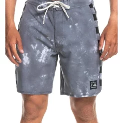 New 🔔 Quiksilver Original Overdye Arch 18 Boardshorts Grey 😉