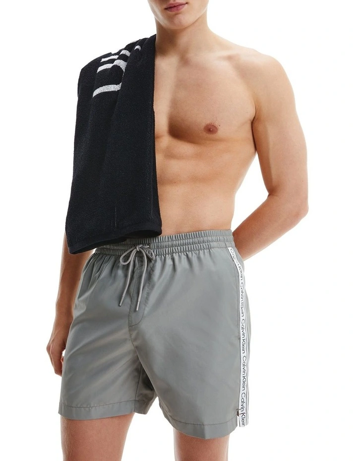 Best Sale π Calvin Klein Core Logo Tape Medium Swimshort In Grey π 1 Best Sale π Calvin Klein Core Logo Tape Medium Swimshort In Grey π