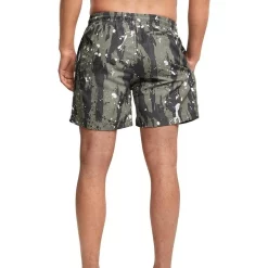 Coupon 😉 Urban Classics White Dot Camo Pattern Swim Shorts In Green ✨ -KSCY Shop unnamed file 1257
