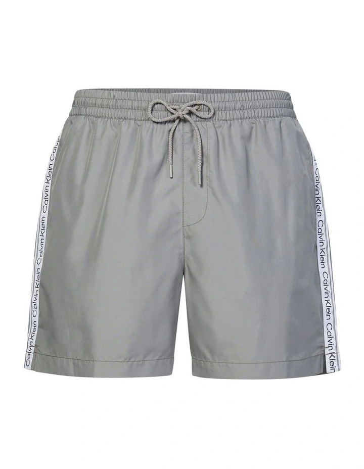 Best Sale π Calvin Klein Core Logo Tape Medium Swimshort In Grey π 4 Best Sale π Calvin Klein Core Logo Tape Medium Swimshort In Grey π - Image 4