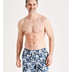 Buy 🎁 Reserve Swim Tonal Tropical Isle Swim Short In Navy ✨