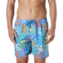 Top 10 😉 Mitch Dowd Men's Bright Octopus Repreve Swimshort In Blue 😉