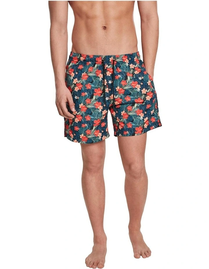 Flash Sale ๐ Urban Classics Tropical Pattern Swim Shorts In Multi ๐ 2 Flash Sale ๐ Urban Classics Tropical Pattern Swim Shorts In Multi ๐ - Image 2