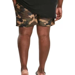 Deals 🔔 Urban Classics Block Swim Shorts In Brown Multi 🌟 -KSCY Shop unnamed file 1486