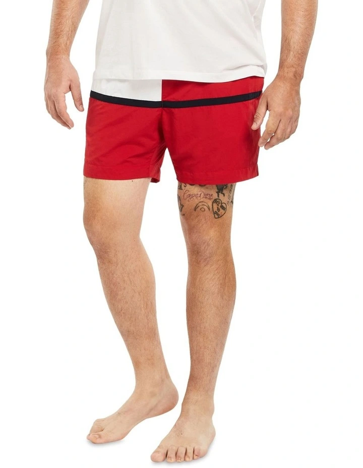 New π Tommy Hilfiger Big & Tall Core Flag Swim Short In Red β 3 New π Tommy Hilfiger Big & Tall Core Flag Swim Short In Red β - Image 3