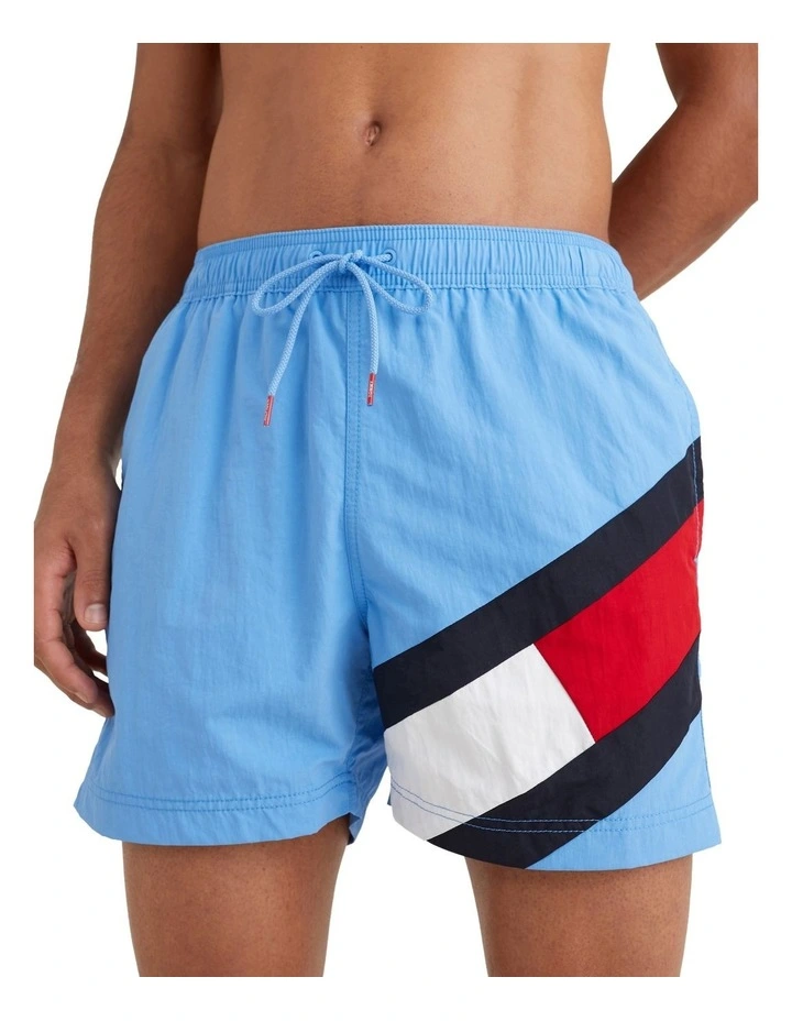 Promo π Tommy Hilfiger Slim Fit Solid Flag Swimshort In Blue π 2 Promo π Tommy Hilfiger Slim Fit Solid Flag Swimshort In Blue π - Image 2