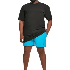 Brand new ✔️ Urban Classics Block Swim Shorts In Navy/Turquoise ⌛