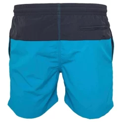 Brand new ✔️ Urban Classics Block Swim Shorts In Navy/Turquoise ⌛ -KSCY Shop unnamed file 1552