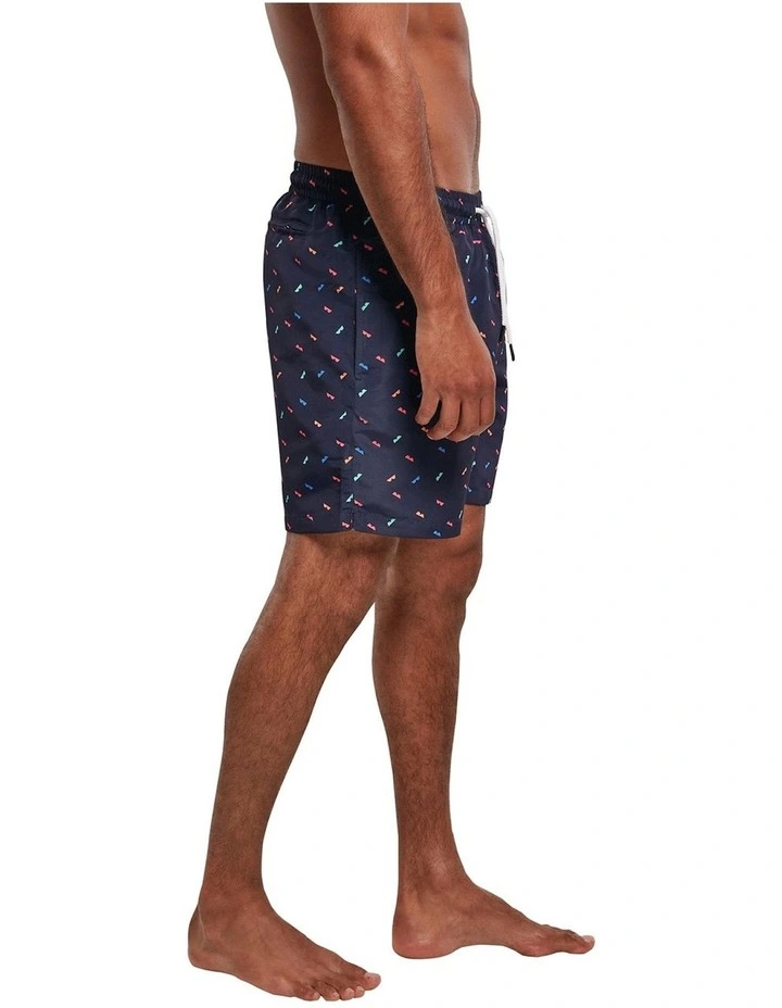 Deals π Urban Classics π Sunglasses Pattern Swim Shorts In Navy π₯ 4 Deals π Urban Classics π Sunglasses Pattern Swim Shorts In Navy π₯ - Image 4