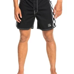 Cheap ⭐ Quiksilver Original Arch 16" Boardshorts In Black ⭐