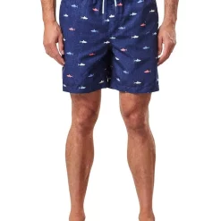 Best Pirce 🧨 Gazman Shark Swim Short In Denim ✔️