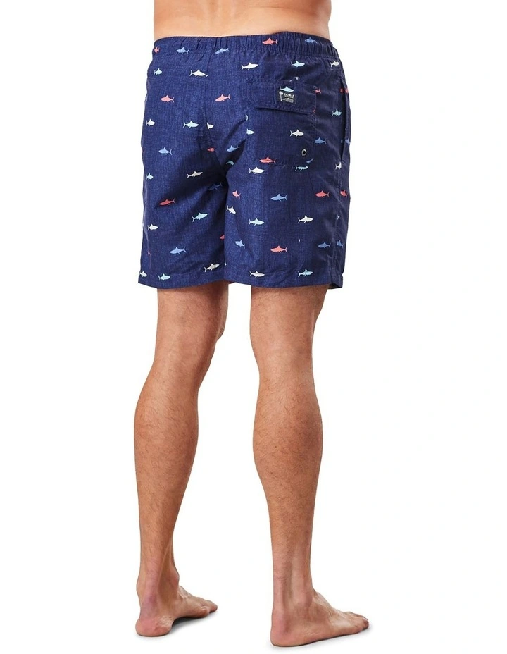 Best Pirce 𧨠Gazman Shark Swim Short In Denim βοΈ 2 Best Pirce 𧨠Gazman Shark Swim Short In Denim βοΈ - Image 2