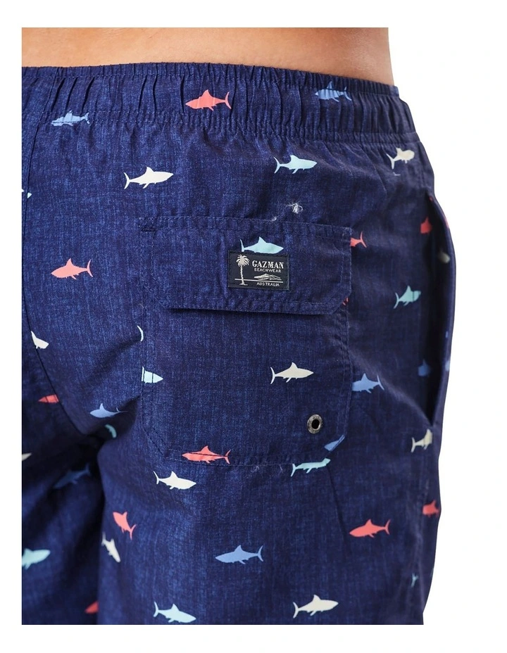 Best Pirce 𧨠Gazman Shark Swim Short In Denim βοΈ 3 Best Pirce 𧨠Gazman Shark Swim Short In Denim βοΈ - Image 3