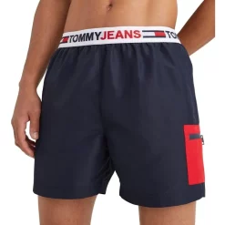 Hot Sale ✨ Tommy 👖 Jeans Swimshort In Navy 😍