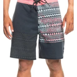Coupon 🌟 Quiksilver Surfsilk Juxtaposed 18 Boardshorts Black 💯