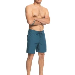 Brand new 👍 Quiksilver Baja Beachshort 18" Boardshort In Blue 😀 -KSCY Shop unnamed file 180