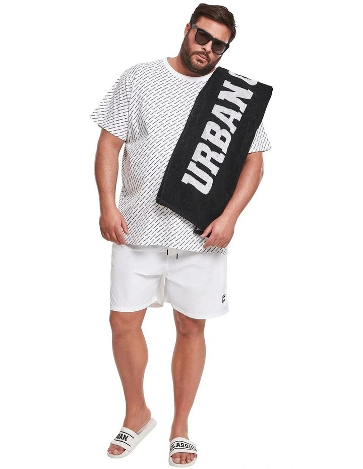 Wholesale ⌛ Urban Classics Block Swim Shorts In White ✔️ 1 Wholesale ⌛ Urban Classics Block Swim Shorts In White ✔️