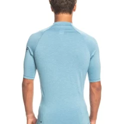 Buy 🧨 Quiksilver All Time Short Sleeve Rash Vest In Provincial Blue Heather ⌛ -KSCY Shop unnamed file 1851