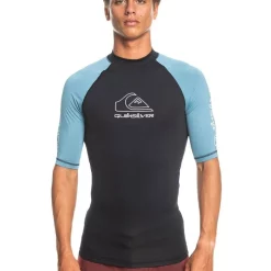 Coupon 😍 Quiksilver On Tour Short Sleeve Rashguard In Provencial ⌛