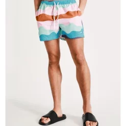 New ❤️ Kenji Swim Wave Stripe Swim Short In Multi 💯 -KSCY Shop unnamed file 191