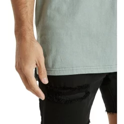 Discount ❤️ KSCY Join Step Hem Muscle Tank Top In Sage 🔥 -KSCY Shop unnamed file 1910