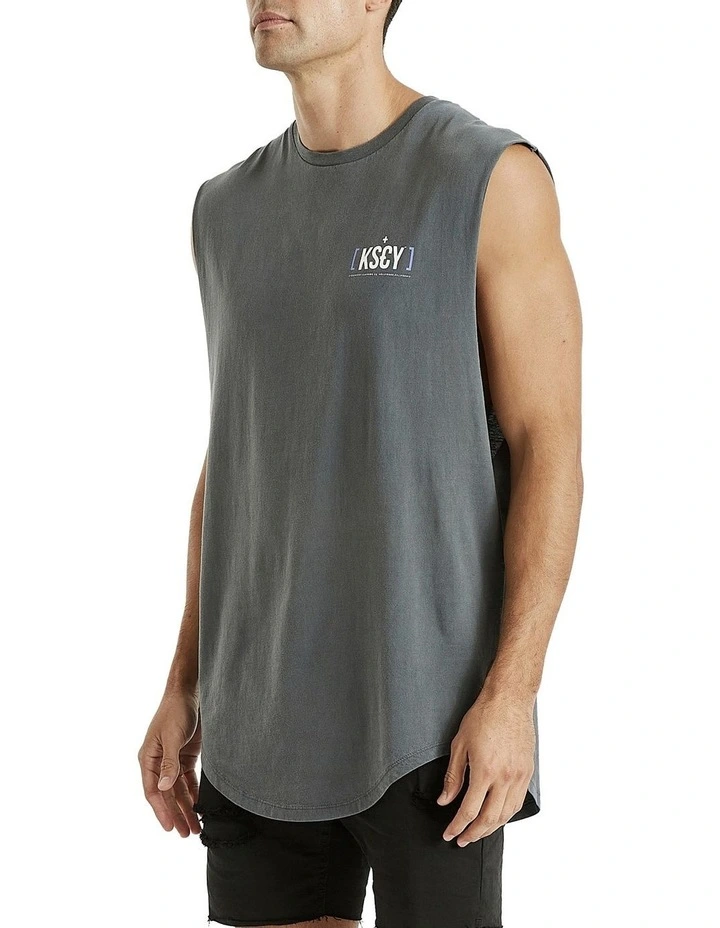 Brand new β KSCY Rebuild Dual Curved Muscle Tank Top In Charcoal π 3 Brand new β KSCY Rebuild Dual Curved Muscle Tank Top In Charcoal π - Image 3