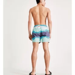 New ❤️ Kenji Swim Wave Stripe Swim Short In Multi 💯 -KSCY Shop unnamed file 193