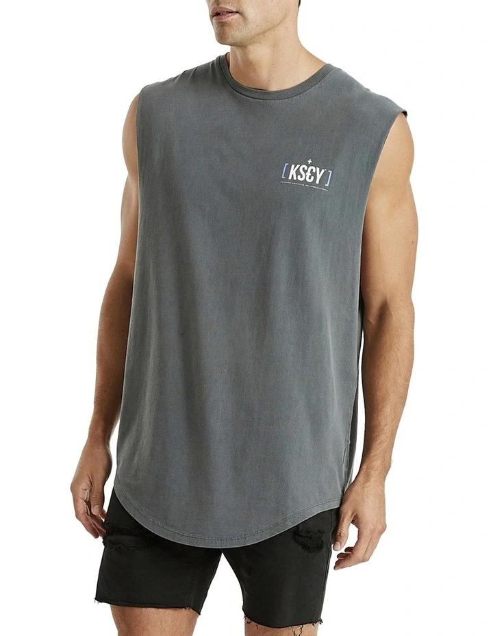 Brand new β KSCY Rebuild Dual Curved Muscle Tank Top In Charcoal π 4 Brand new β KSCY Rebuild Dual Curved Muscle Tank Top In Charcoal π - Image 4