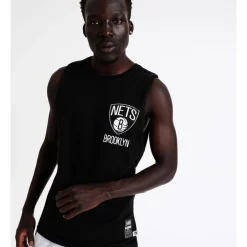 Wholesale 😍 American Sport NBA Essentials Brooklyn Nets Muscle Tank In Black 🌟 -KSCY Shop unnamed file 1936