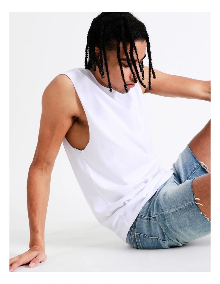 Wholesale π Kenji Balboa Muscle Tank In White β€οΈ 2 Wholesale π Kenji Balboa Muscle Tank In White β€οΈ - Image 2