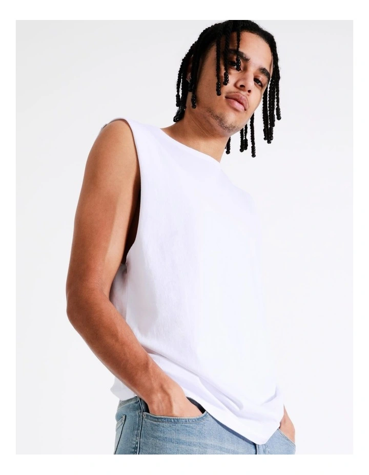 Wholesale π Kenji Balboa Muscle Tank In White β€οΈ 4 Wholesale π Kenji Balboa Muscle Tank In White β€οΈ - Image 4