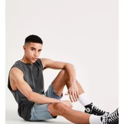 Cheapest ⌛ Kenji Balboa Muscle Tank In Charcoal 👏 -KSCY Shop unnamed file 1986