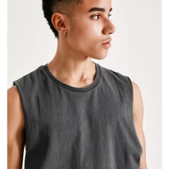 Cheapest ⌛ Kenji Balboa Muscle Tank In Charcoal 👏 -KSCY Shop unnamed file 1987