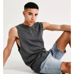 Cheapest ⌛ Kenji Balboa Muscle Tank In Charcoal 👏 -KSCY Shop unnamed file 1990