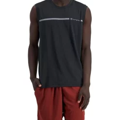 Coupon 😀 Champion Performance Micro Muscle Tank In Black 👏