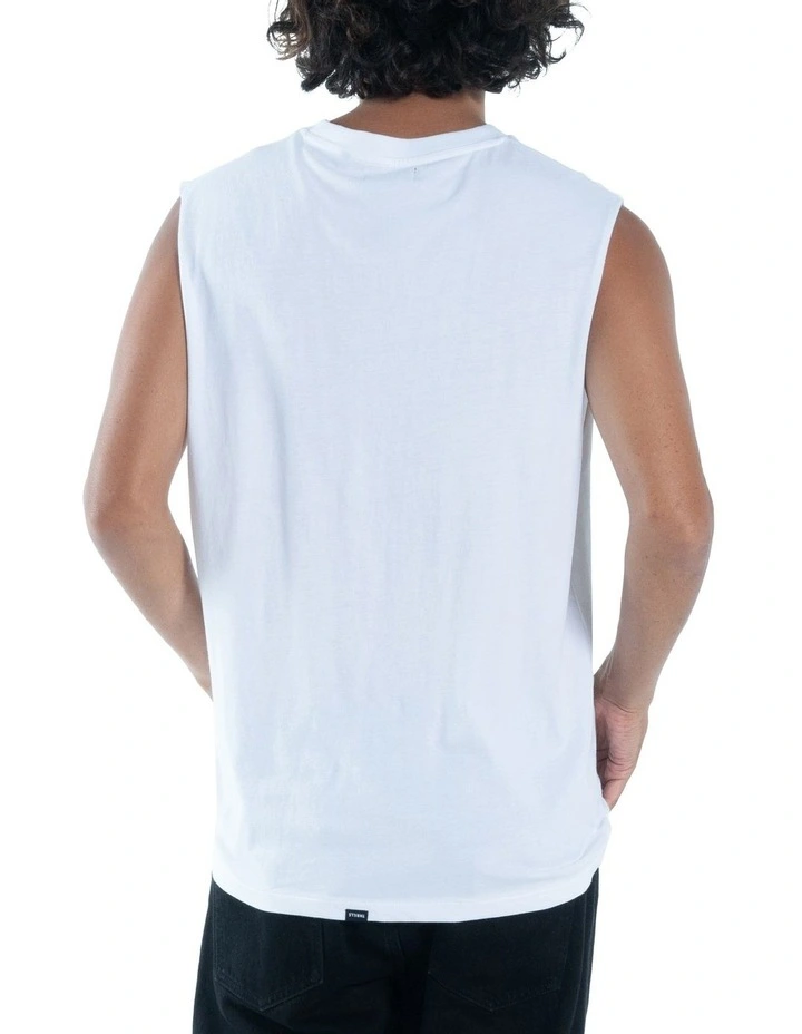 Top 10 π Minimal Thrills Merch Fit Muscle Tee In White β¨ 2 Top 10 π Minimal Thrills Merch Fit Muscle Tee In White β¨ - Image 2