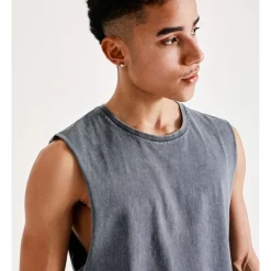 Cheap 🌟 Kenji Balboa Muscle Tank In Navy 🔥 -KSCY Shop unnamed file 2100